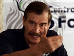 El ex presidente Vicente Fox aseguró que el país va caminando en todos los frentes. EL UNIVERSAL  /