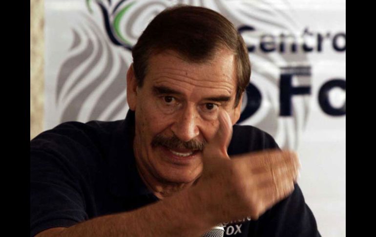 El ex presidente Vicente Fox aseguró que el país va caminando en todos los frentes. EL UNIVERSAL  /