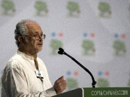 Mario Molina externó su preocupación por la urgencia de emprender acciones contra el calentamiento global. EFE  /