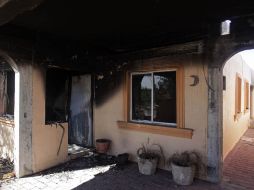 Casa abandonada en Ciudad Mier debido a la violencia. Poiré dijo que los habitantes de esta población han comenzado a regresar. AP  /