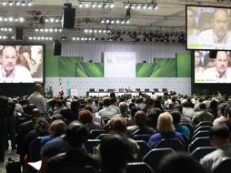 Aspecto de la sesión de la 16 Conferencia de las Partes de la Convención Marco de Naciones Unidas sobre Cambio Climático. NTX  /