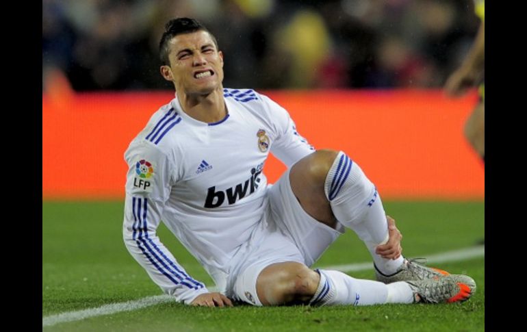 El jugador portugués Cristiano Ronaldo, durante el Clásico epañol. AFP  /