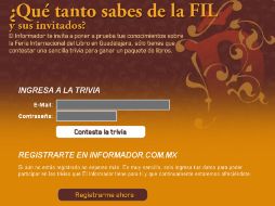 La trivia se publicó del 27 de noviembre al 1 de diciembre en la página www.informador.com.mx. ESPECIAL  /