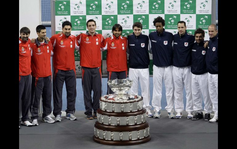 La selección de Serbia aún no sabe lo que es ganar la Copa Davis. Francia se ha proclamado nueve veces campeón. REUTERS  /