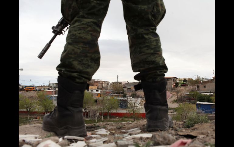 La Segob admitió que en Ciudad Juárez, el estado de excepción 'podría discutirse' por un tiempo determinado. AFP  /