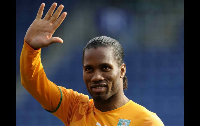 Drogba y Samuel Eto'o son candidatos para el título de mejor jugador africano. MEXSPORT  /