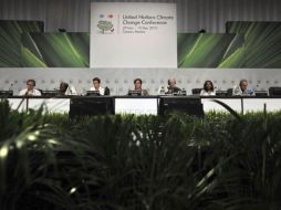 Vista general de la sesión plenaria en el recinto de la XVI Conferencia de las Partes de la ONU sobre Cambio Climático. EFE  /