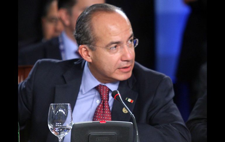 El Presidente Felipe Calderón encabezó la inauguración de la IV edición del Día Mundial de los Bosques. ARCHIVO  /