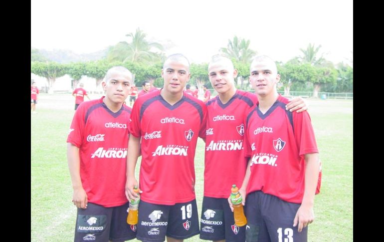 Ángel Gaspar, Alejandro Leyva, Arturo González y Carlos Treviño. A. RAMÍREZ  /