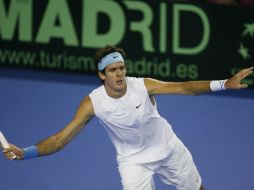 El tenista argentino Juan Martín del Potro, en su participación en la Copa Davis del 2008. MEXSPORT  /