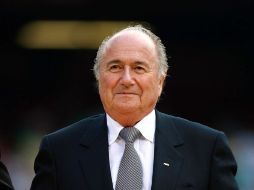 Joseph Blatter, presidente de la FIFA, segura que Inglaterra ha sido mal perdedor. MEXSPORT  /