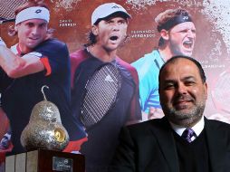 Raúl Zurutuza, director general del torneo Open 500, fue quien confirmó la asistencia de David Ferrer para el evento. MEXSPORT  /