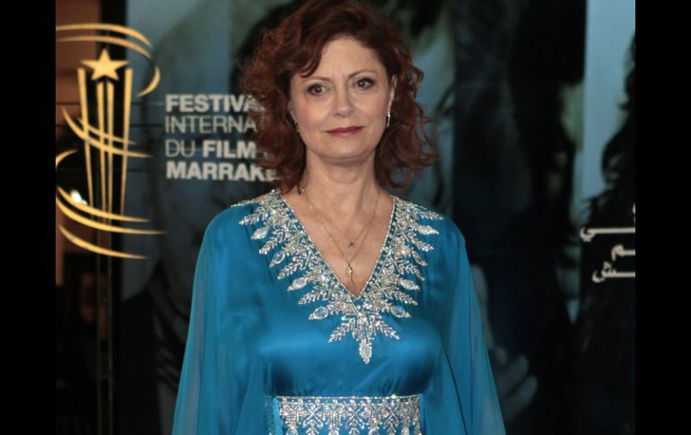 Susan Sarandon en la alfombra roja del festival de cine de Marraquech. REUTERS  /