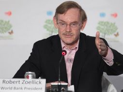 El presidente del Banco Mundial, Robert Zoellick, estuvo en la firma del crédito. EL UNIVERSAL  /