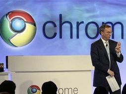 El consejero delegado de Google, Eric Schmidt, durante la presentación de Chrome.AP  /