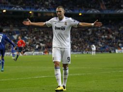 Karim Benzema desea que su compañero Gonzalo Higuaín se recupere lo antes y posible y descarta rivalidad. AP  /