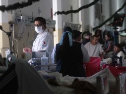 El Hospital Civil  de Guadalajara desmiente al gobernador de Jalisco tras declaraciones.  S. NÚÑEZ  /