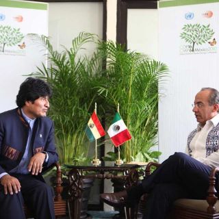 Evo Morales apela la unión de los pueblos en el cambio climático