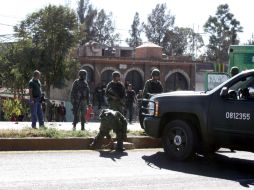 El despliegue de elementos federales en Michoacán generó reacciones de grupos criminales. EL UNIVERSAL  /