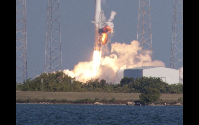 El vehículo espacial  alcanzó una altura de 242 kilómetros. EFE  /