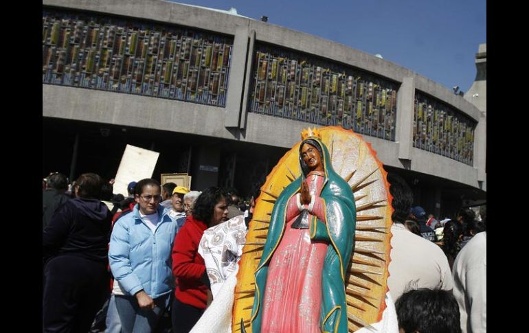 La fe por la Virgen de Guadalupe llevó a más de cinco millones de católicos al Santuario de la Morenita. EFE  /