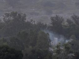 El sábado por la tarde, la nata de contaminación sobre la zona metropolitana era notoria a simple vista. S. NÚÑEZ  /