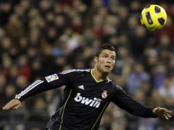 El jugador portugués durante el encuentro del Real Madrid ante el Real Zaragoza. REUTERS  /