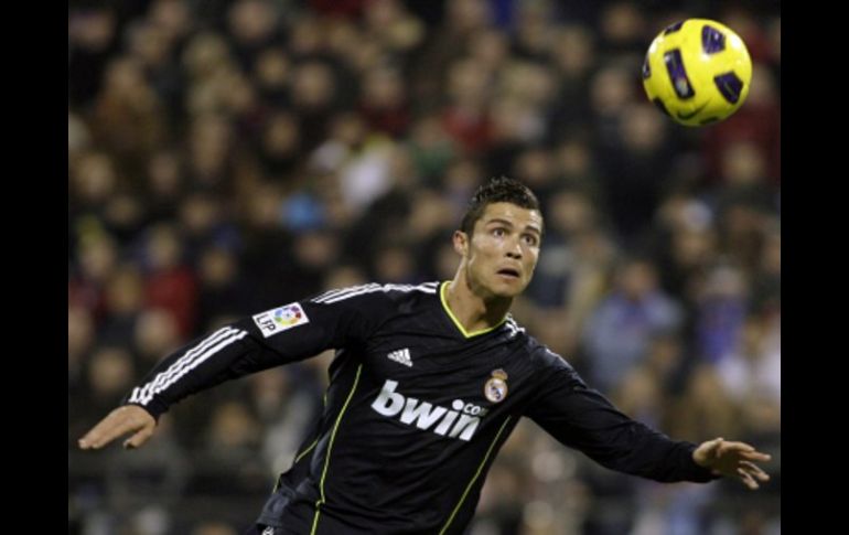 El jugador portugués durante el encuentro del Real Madrid ante el Real Zaragoza. REUTERS  /