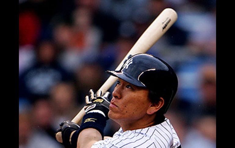 El bateador designado japonés Hideki Matsui sigue negociando con los Atléticos de Oakland. ESPECIAL  /