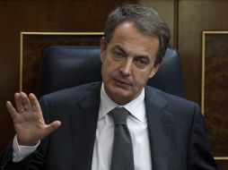 El presidente del gobierno español, Jose Luis Rodríguez Zapatero. AP  /