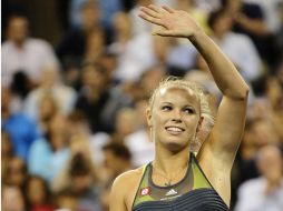 La danesa Caroline Wozniacki, tuvo una destacada actuación en este año tras desbancar a Serena Williams. ARCHIVO  /