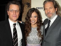 Matt Damon Hailee Steinfeld y Jeff Bridges protagonizan la cinta Temple de acero, dirigida por los hermanos Coen. AP  /