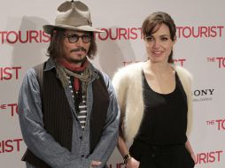 Los actores se encuentran en la capital española para promocionar ''The Tourist''. EFE  /