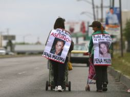 Desde hace dos años Marisela Escobedo emprendió una lucha por justicia tras el homicidio de su hija. EFE  /