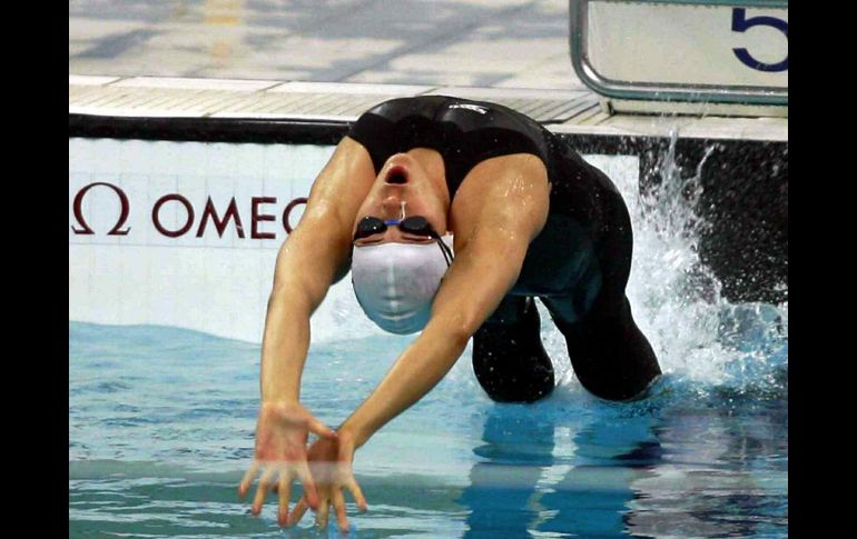 La mexicana Fernanda González terminó en el noveno lugar en la prueba de 200 metros. MEXSPORT  /