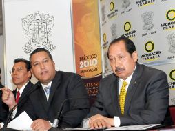 El secretario de Gobernación y el gobernador de Michoacán se reunen para clarificar estrategia en materia de seguridad. EL UNIVERSAL  /