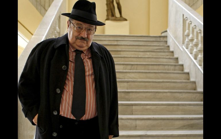 Umberto Eco  viajó esta semana a Madrid para presentar 'El cementerio de Praga'. EFE  /