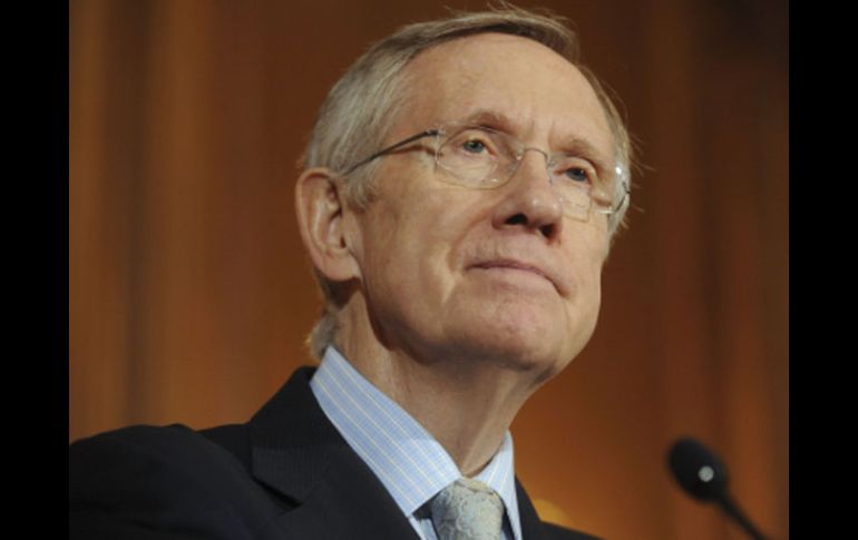 Harry Reid informa sobre la votación que se ha llevado en el Senado para abolir la ley conocida como ''Don't Ask, Don't Tell''. EFE  /