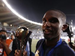 El delantero camerunés Samuel Eto'o fue designado como mejor futbolista africano. REUTERS  /