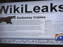 WikiLeaks inició la divulgación gradual al público de unos 251 mil cables diplomáticos, algunos de los cuales eran secretos. AP  /