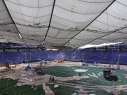 Las obras en el metrodome se prolongarán hasta el arranque del próximo año. AP  /