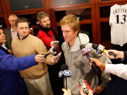 El lanzador Zack Greinke ya fue presentado con los Cerveceros. AP  /