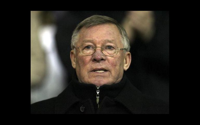 Alex Ferguson, estratega del Manchester United. ESPECIAL  /