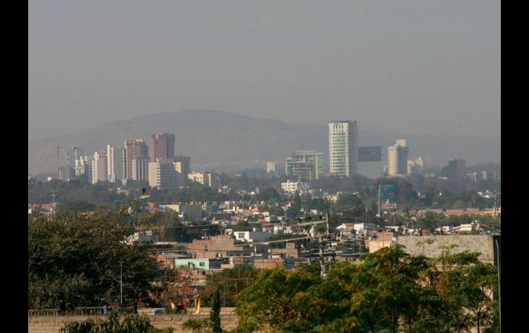 Esta día volvío a registrarse mala calidad del aire en la Zona Metropolitana de Gudalajara. A. GARCÍA  /