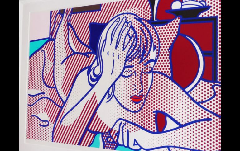 ''Thinking Nude'' (Pensar Desnudo) de Roy Lichtenstein  fue robada junto a otras piezas. AP  /