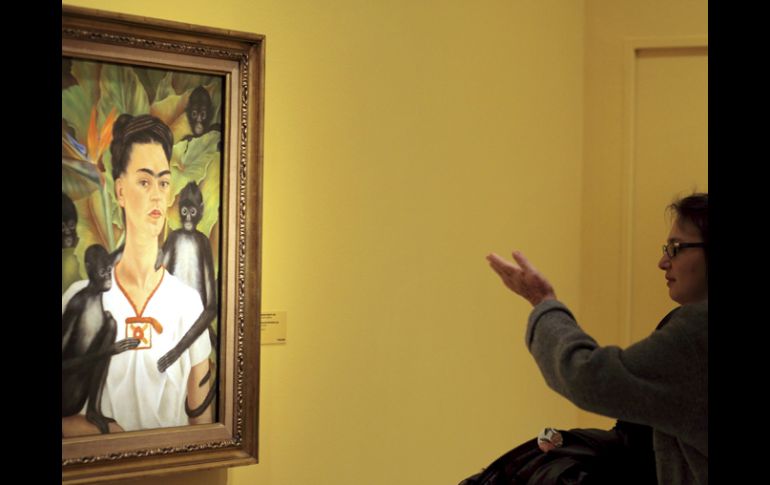 La obra de la mexicana Frida Kahlo se exhibe en Las Vegas. EFE  /