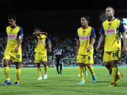 Los jugadores durante el torneo Apertura donde fueron eliminados por el Santos Laguna. MEXSPORT  /