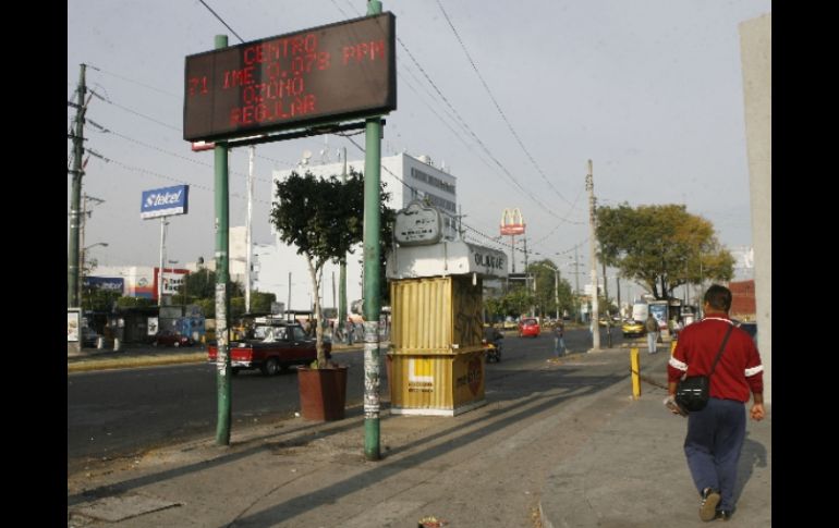 Durante las primeras horas del lunes se reportó calidad regular del aire en la Zona Metropolitana. M FREYRIA  /