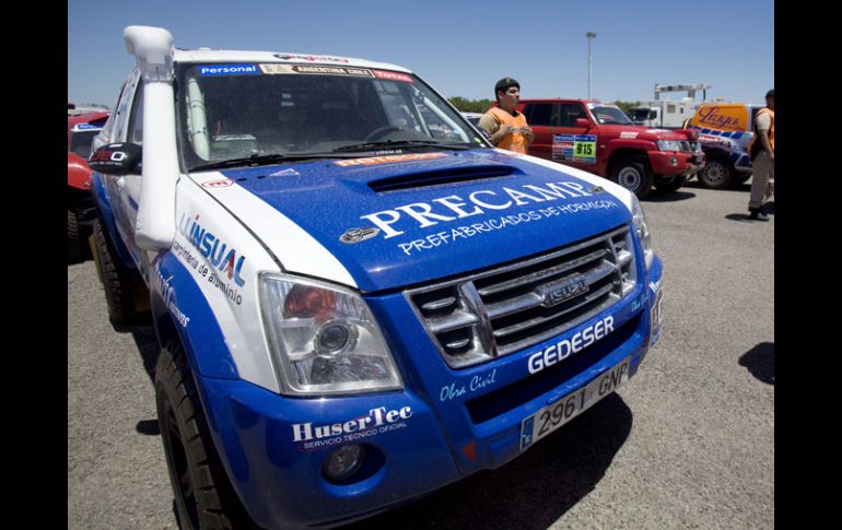 Los autos ya son exhibidos en Buenos Aires. EFE  /