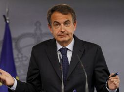 El presidente español, José Luis Rodríguez Zapatero, anuncia que las pensiones subirán en 2011. NTX  /